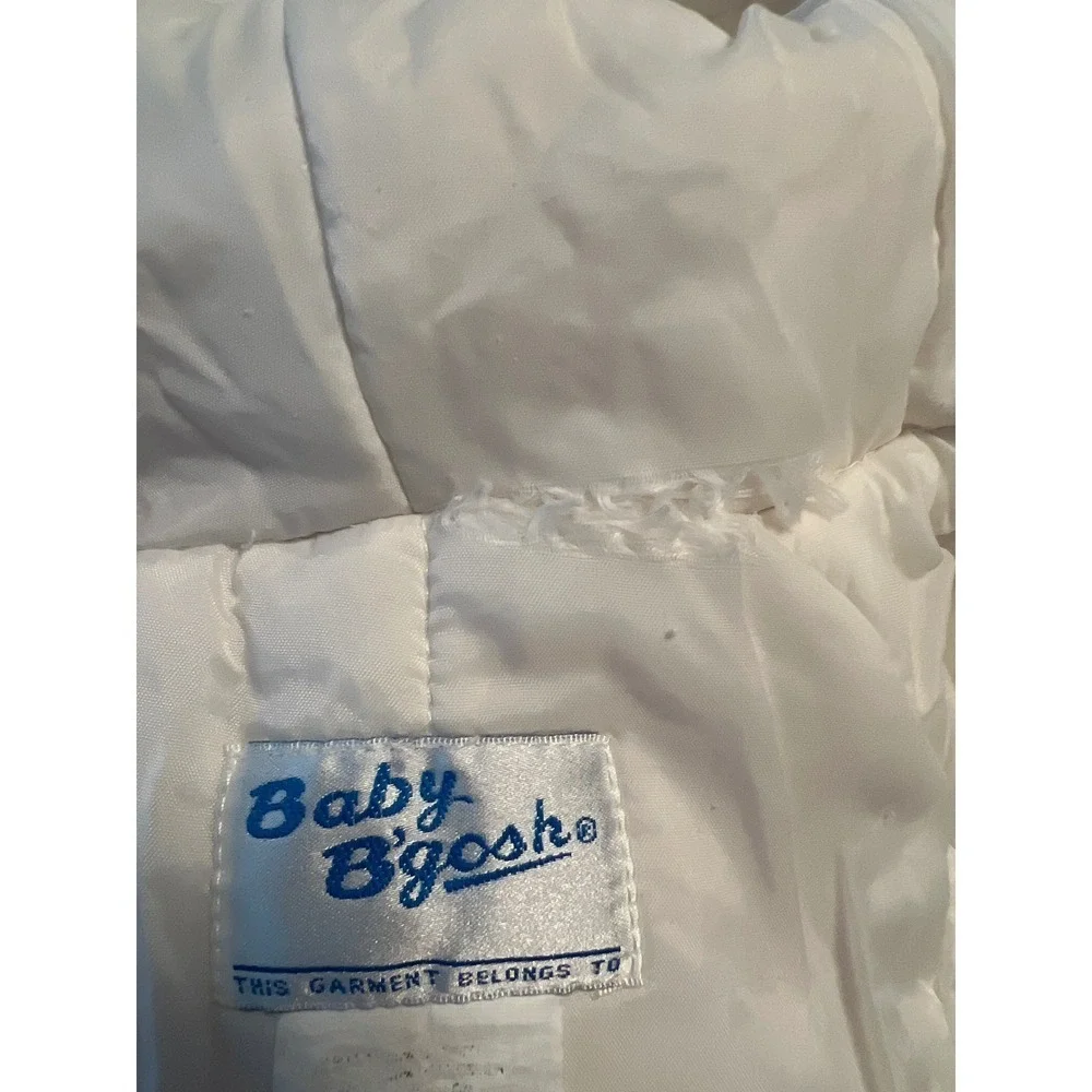 Vintage Baby‎ B'Gosh Snow Bunting 5/6 White 80s 90s Snowsuit